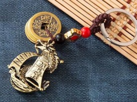 Adorno chino barco y dragon